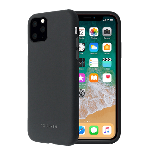 coque silicone noir iphone 11